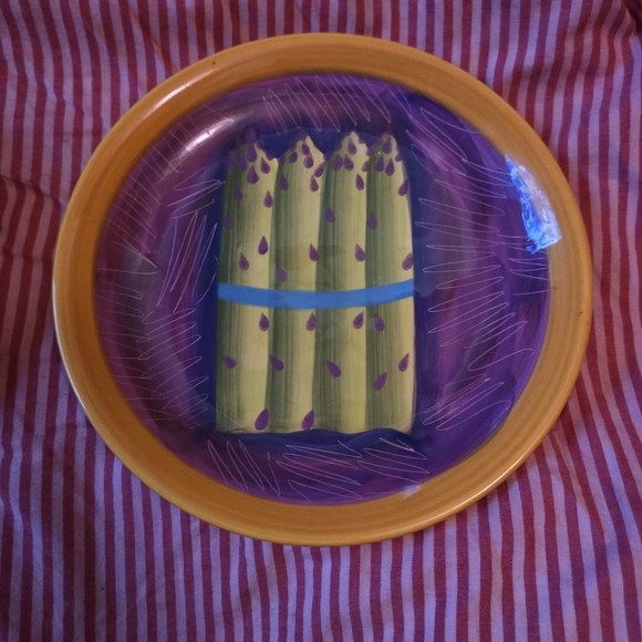 222 Fifth Ave Stoneware Plates Serving Salads, Asparagus, Artichokes, etc... - Picture 11 of 16